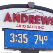 Andrew's Auto Sales Sign