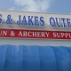 Buck and Jakes Outfitters Channel Letter Sign