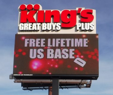 Kings Great Buys Digital Billboard