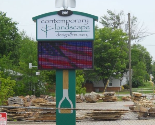 Contemporary Landscape Sign