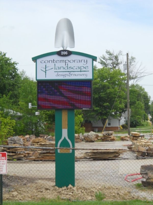 Contemporary Landscape Sign