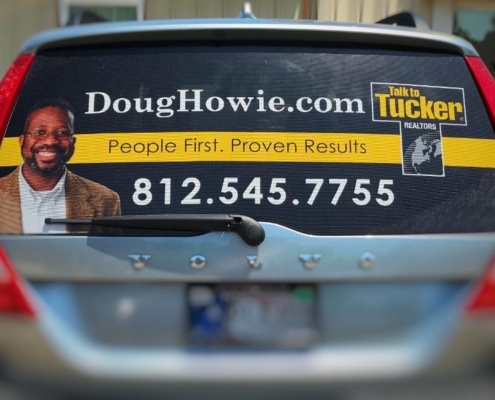 Doug Howie Back Window Sign