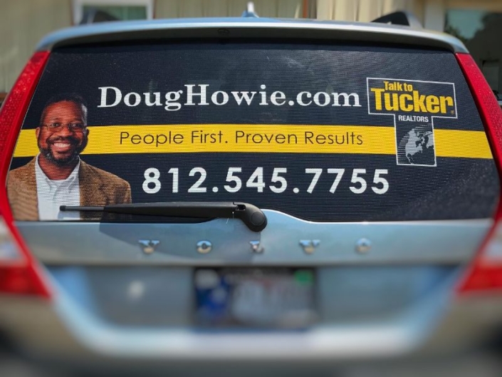 Doug Howie Back Window Sign