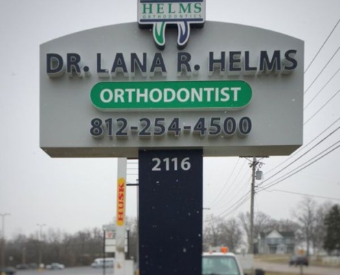 Helms Orthodontics Sign