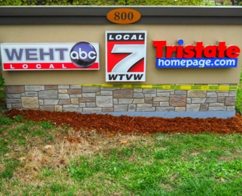 Local Channel 7 News Sign