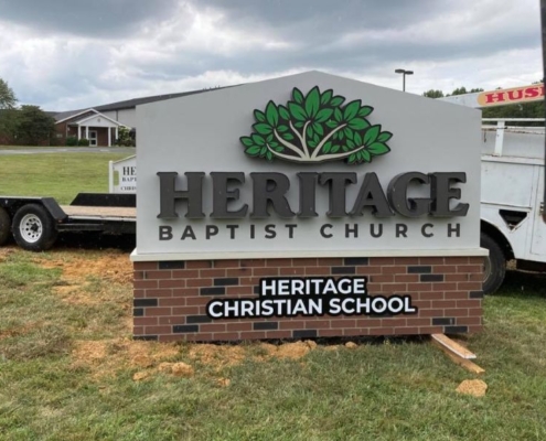Heritage Church Sign