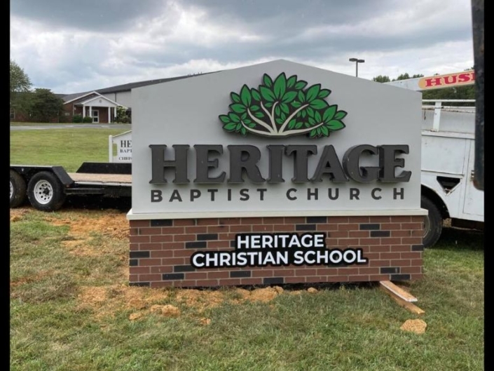 Heritage Church Sign