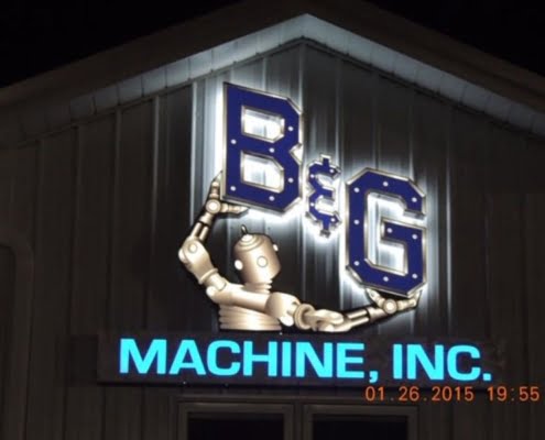 B&G Machine Sign