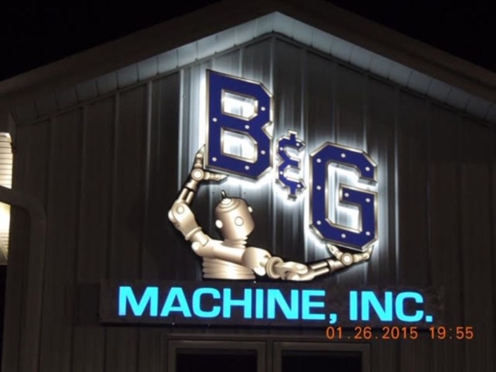 B&G Machine Sign